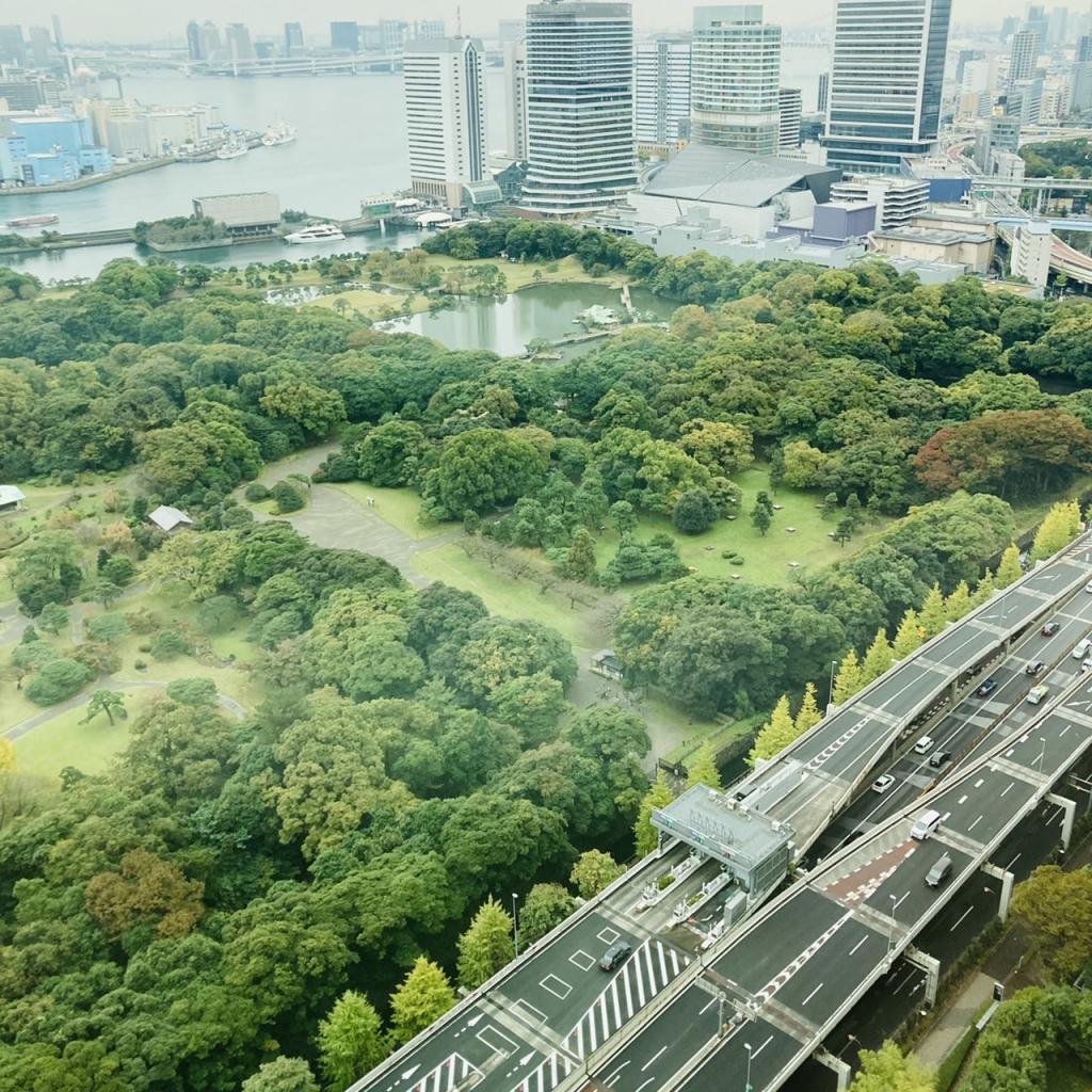 東京汐留ビルディングの眺望