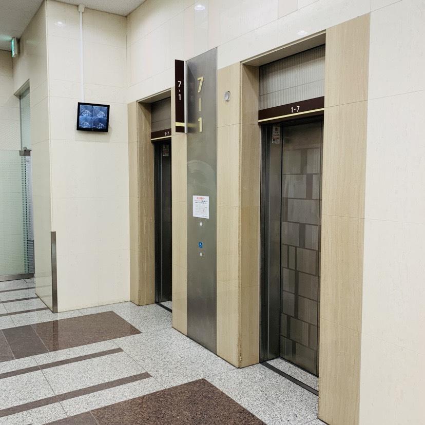 パシフィックマークス川崎のエレベーター