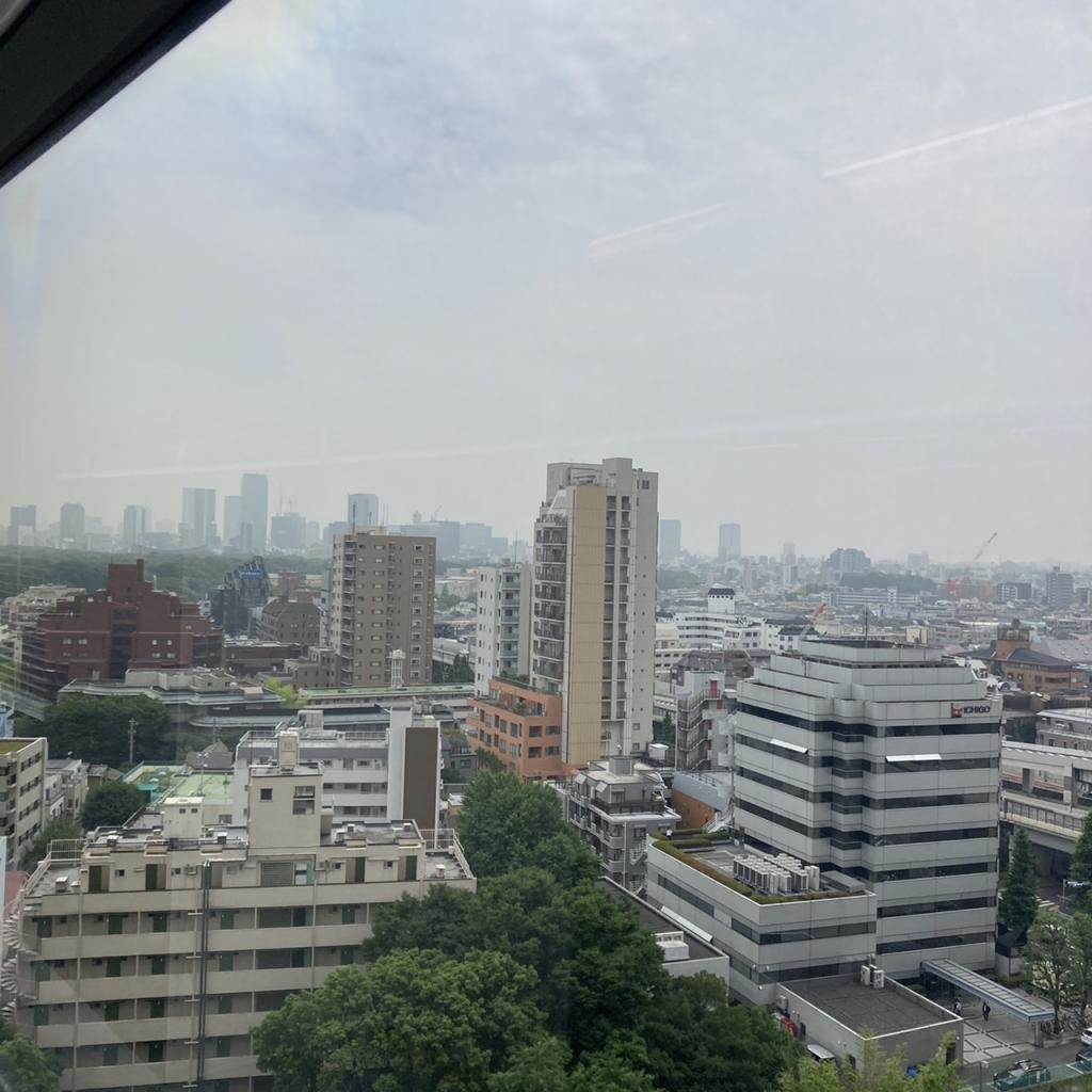 あいおいニッセイ同和損保新宿ビルの10階 眺望