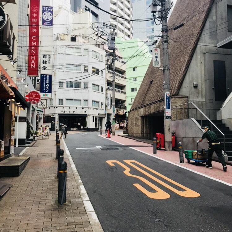 ＫＤＣ渋谷ビルのビル前面道路
