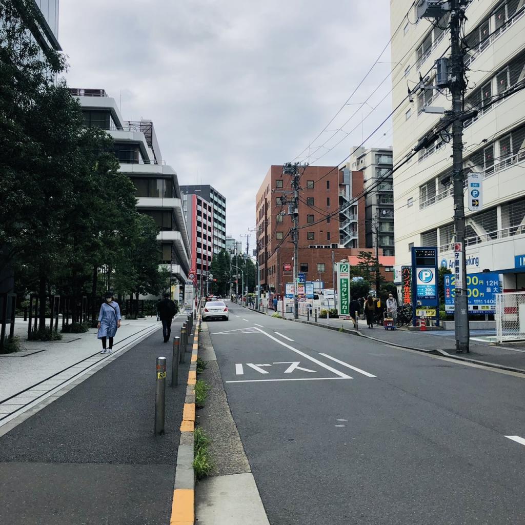 いちご渋谷宇田川町ビルの前面道路