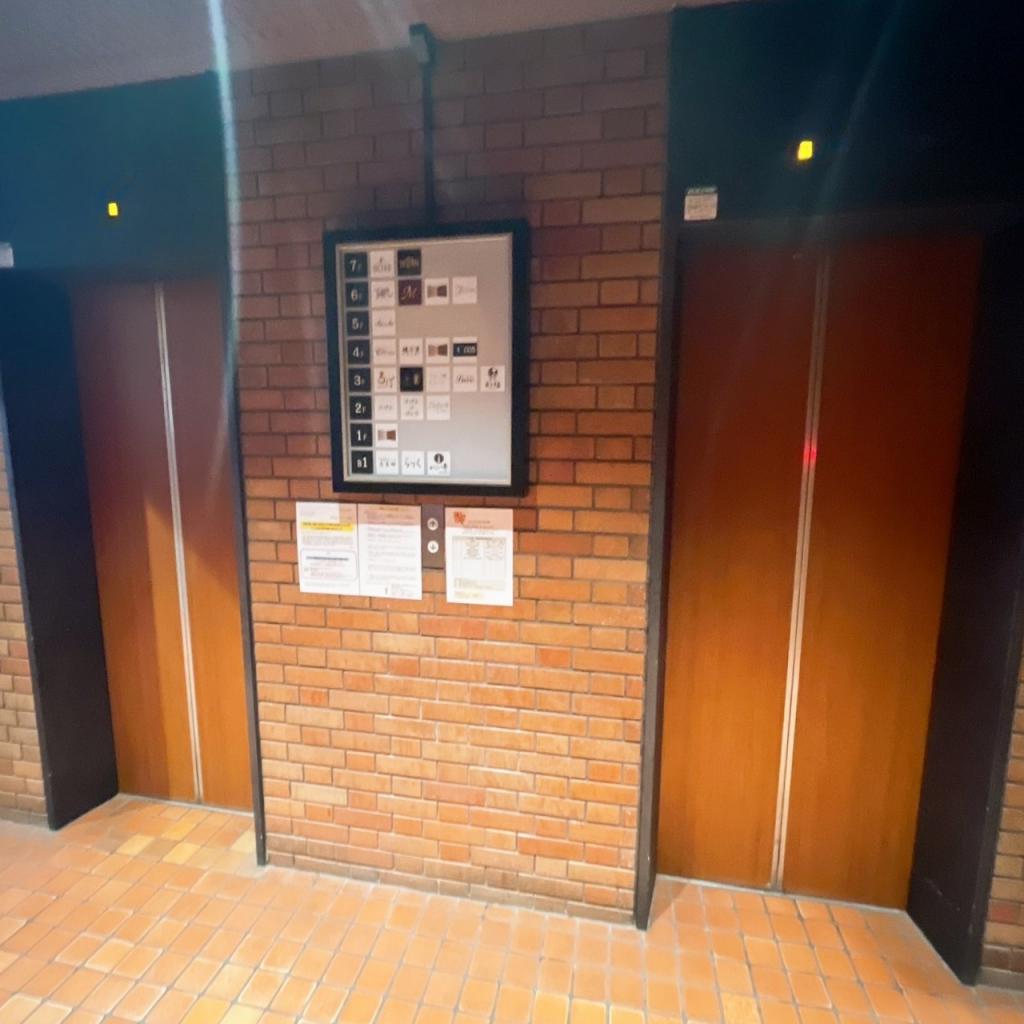 ニューギンザビル８号館のエレベーター