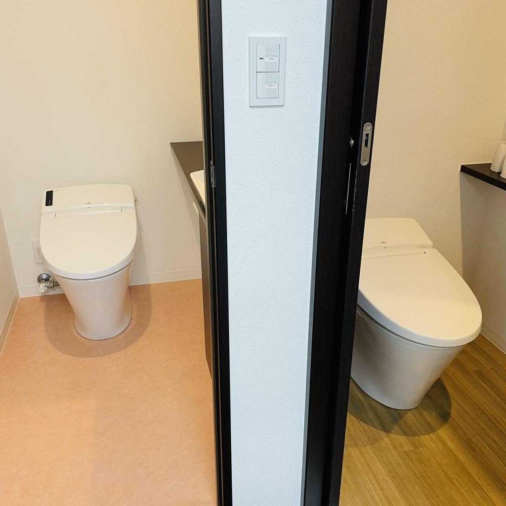 クアトロアルカ九段ビルの男女別トイレ