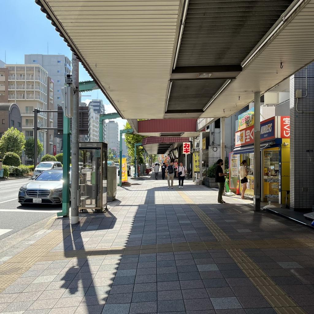 錦糸町スクエアビルの前面歩道