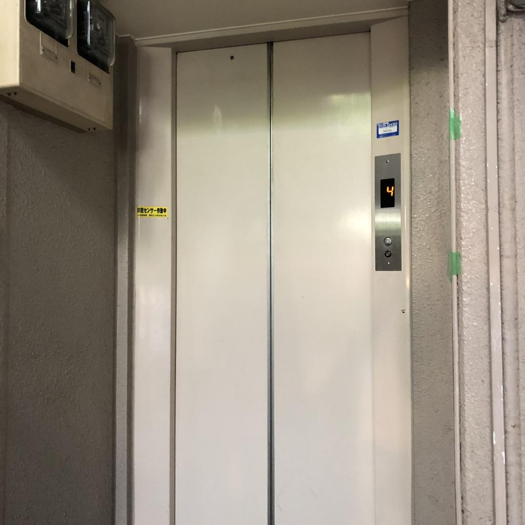 新橋アオヤギビルのエレベーター