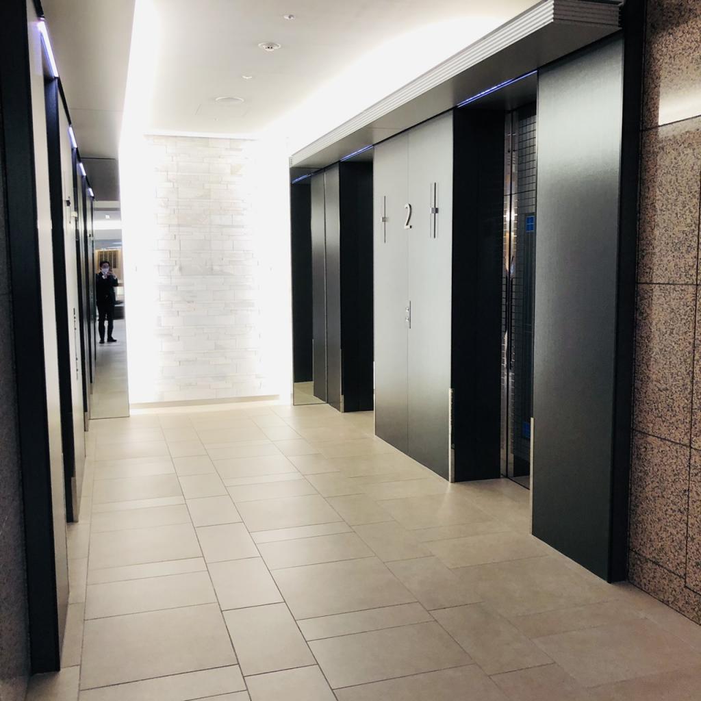 東京フロントテラスのエレベーター