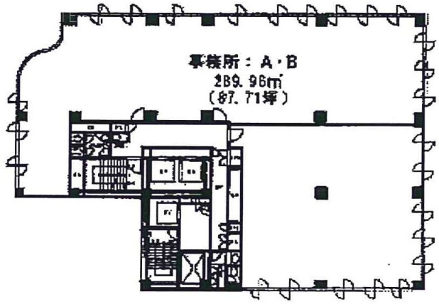 アーバン新橋AB 間取り図